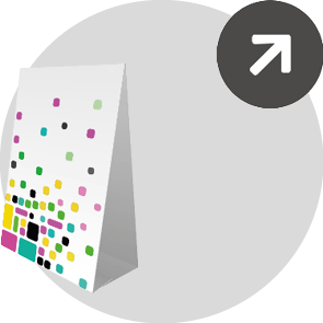 pod Dachaufsteller Rubrik-Marker