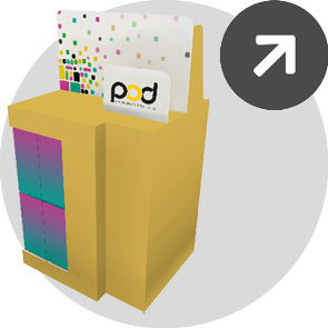 pod HV-Displays Rubrik-Marker