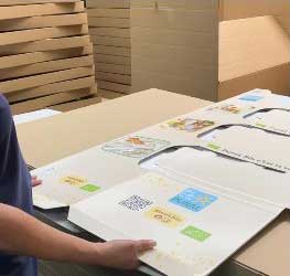 Aufbau Reformhausdisplay