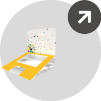 pod Klappdisplays Rubrik-Marker