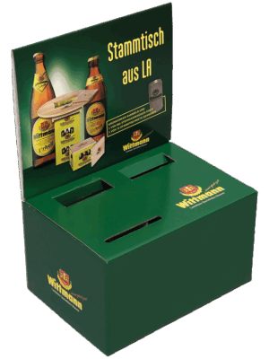 Koffer-Display pod 438652 Wittmann Stammtisch