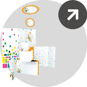 pod Schaufensterdekoration Rubrik-Marker