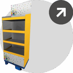 pod Regal-Displays Rubrik-Marker