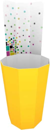 pod Standard-Schuettendisplay neutral