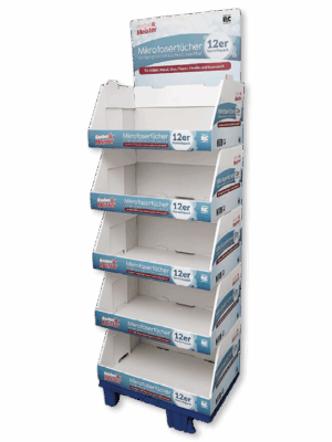 Standard-Stapeltray pod 436818 SauberMeister Microfasertücher 5 Trays leer