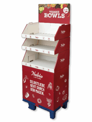 Standard-Stapeltray pod 438229 Nabico Veggie-Bowls 3 Ebenen