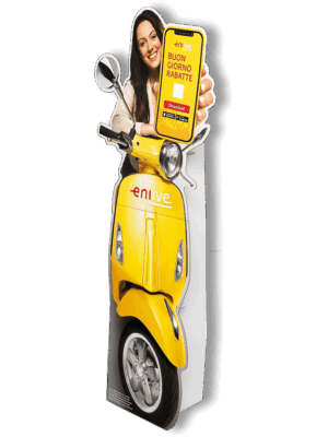 Standfigur pod 451111 enlive Scooter