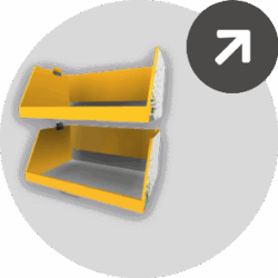 pod Stapeltrays Rubrik-Marker