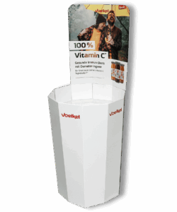 Verkaufsbooster Schüttendisplay für Voelkel GmbH